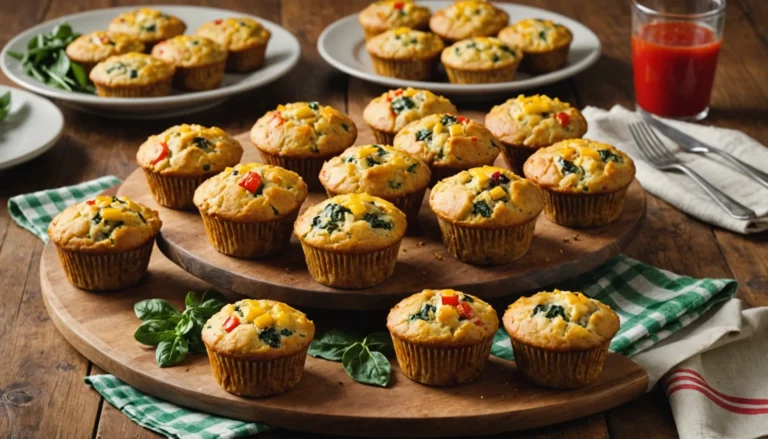 muffin aux légumes et fromage