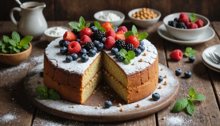 gateau au pois chiche