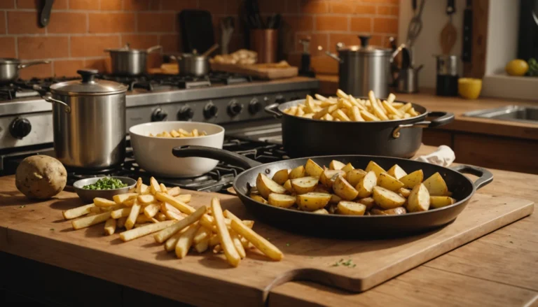 cuisson des frite belge