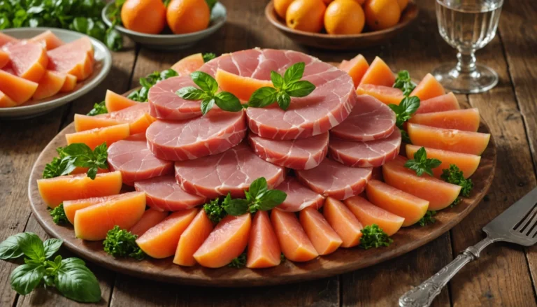 entrée jambon melon