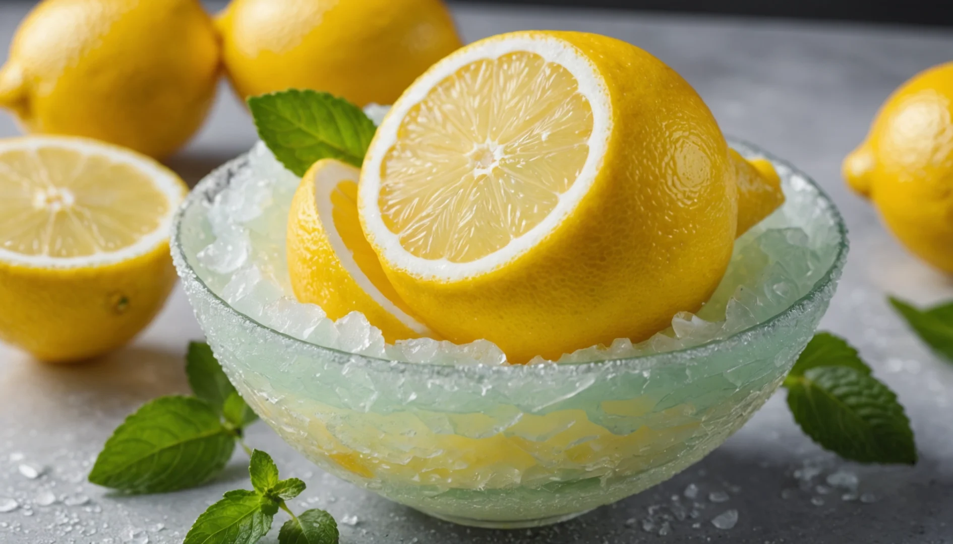 glace bille citron