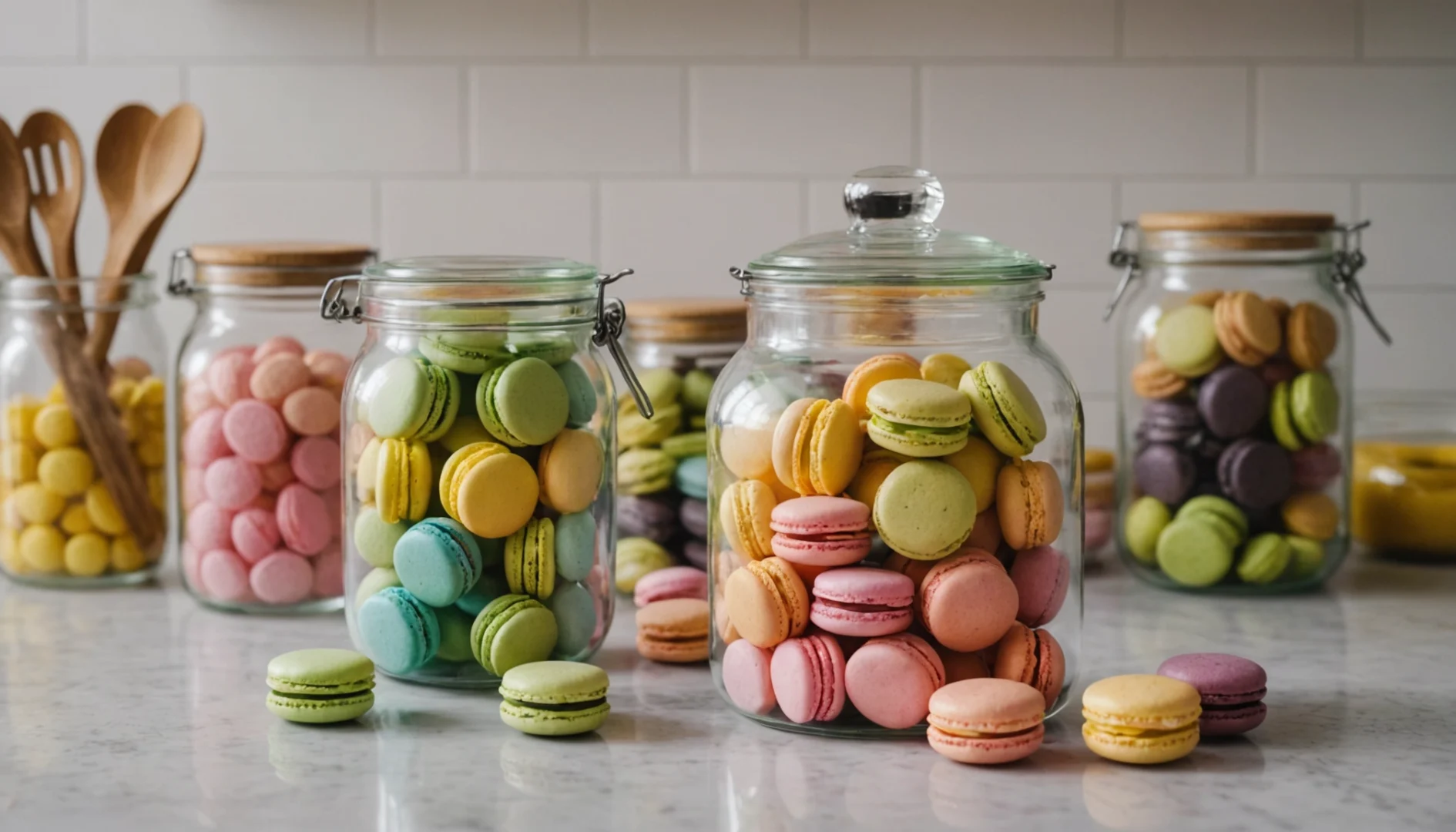 conservation coque macaron vide