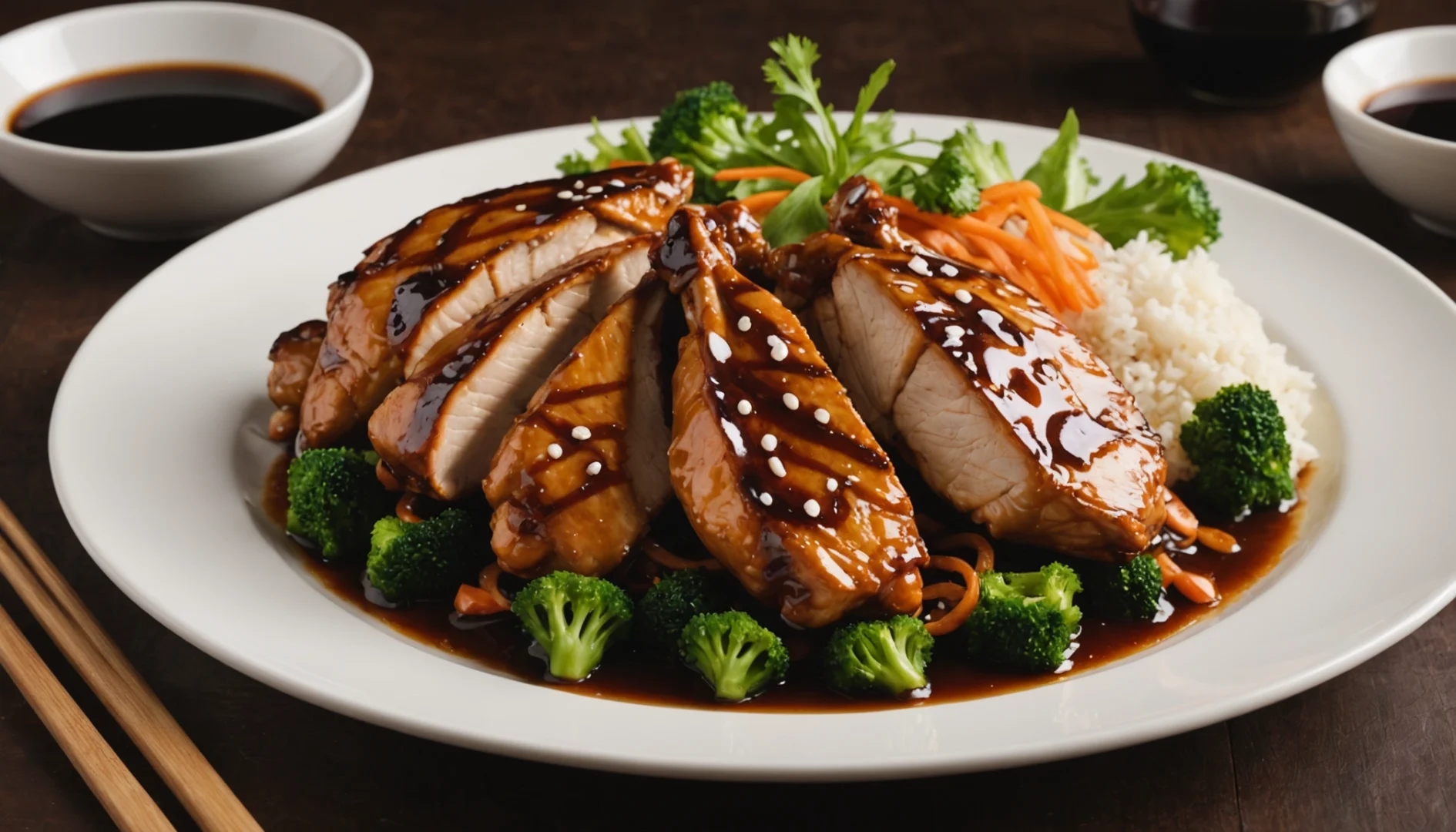 poulet sauce teriyaki