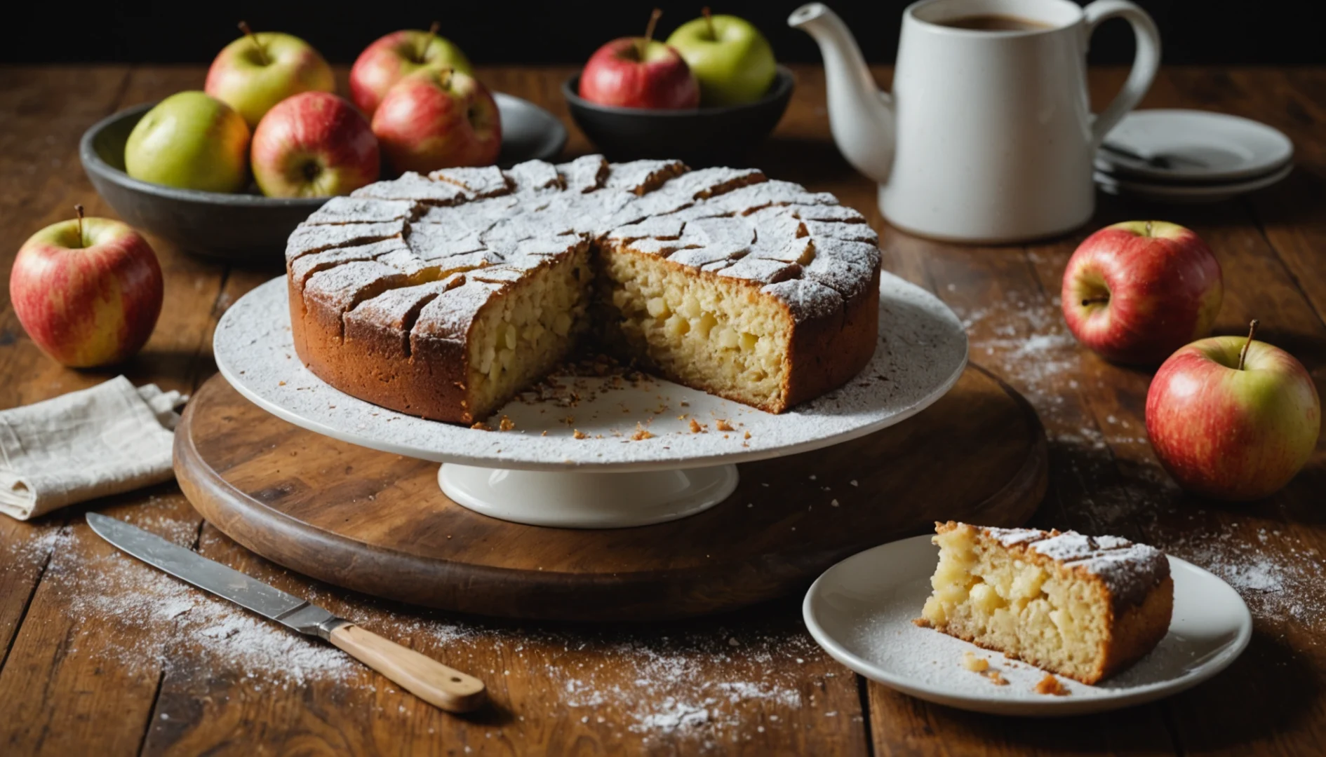 gateau aux pommes