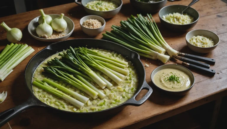 fondue de poireaux