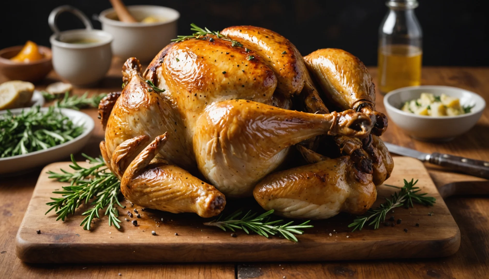 cuire un poulet au four