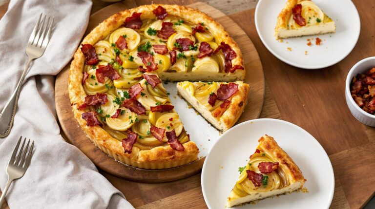tarte poireaux lardons