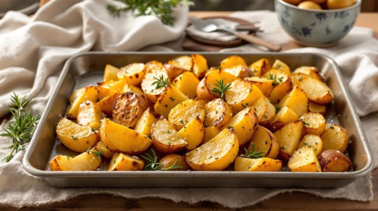 Pommes de terre au four croustillantes façon grand-mère