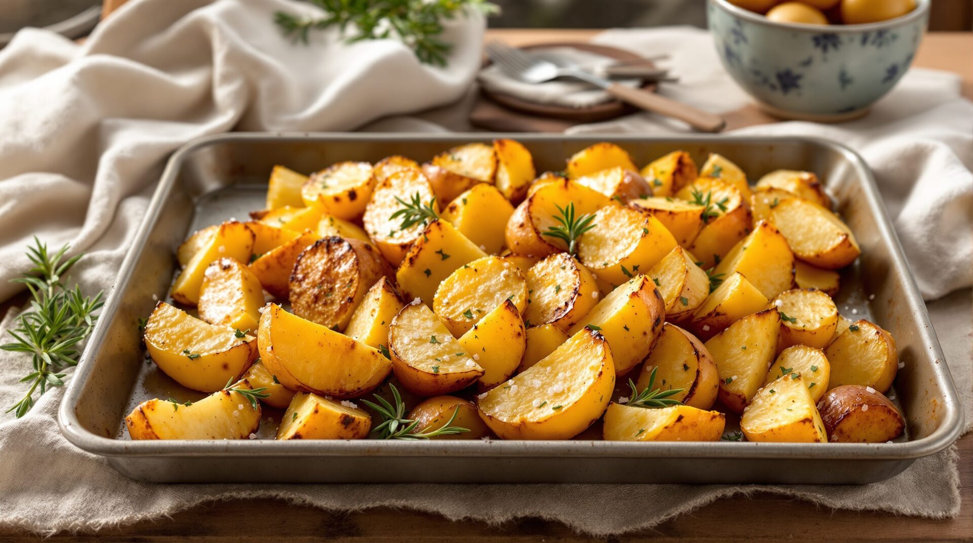 Pommes de terre au four croustillantes façon grand-mère