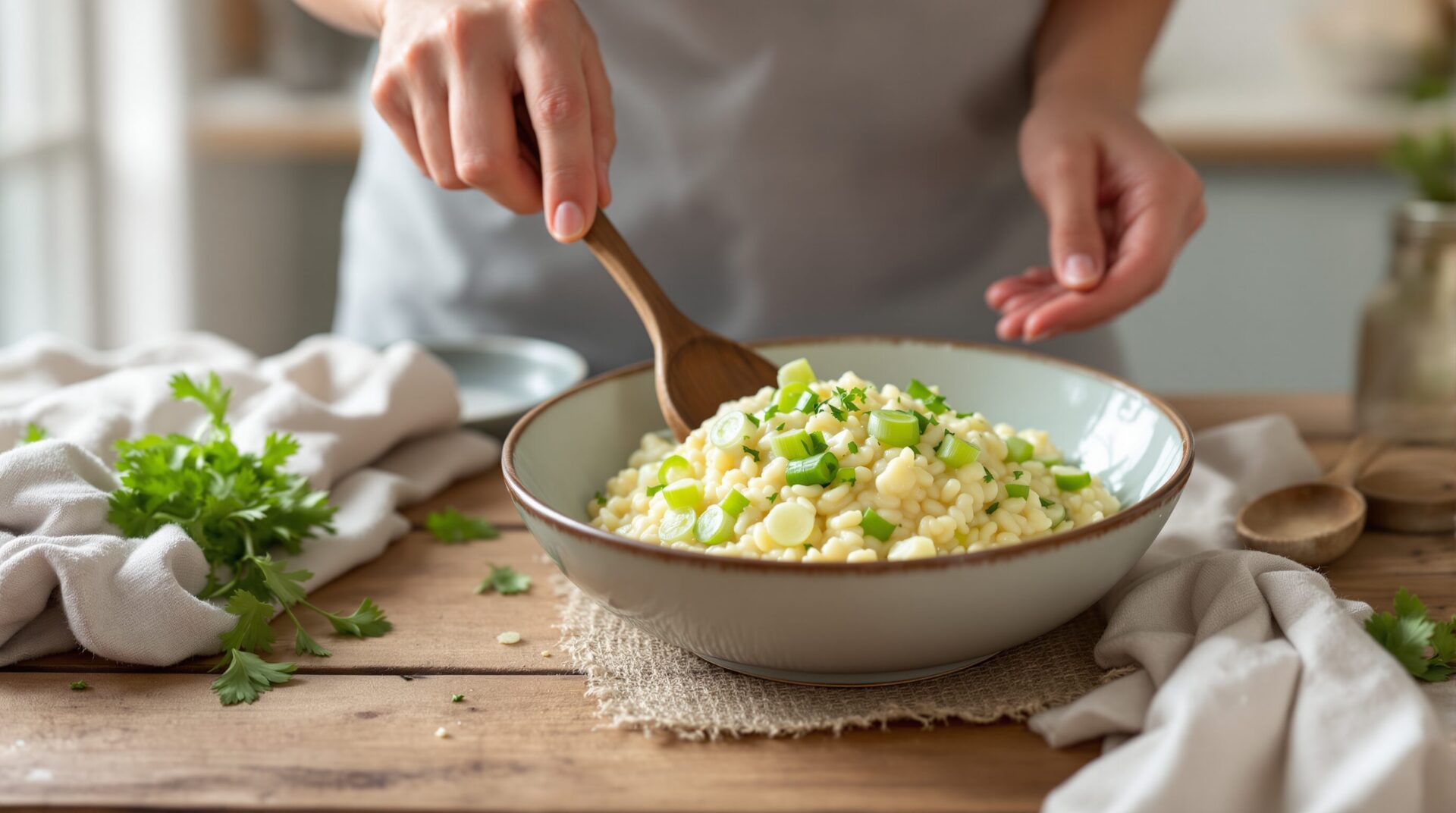 risotto poireaux