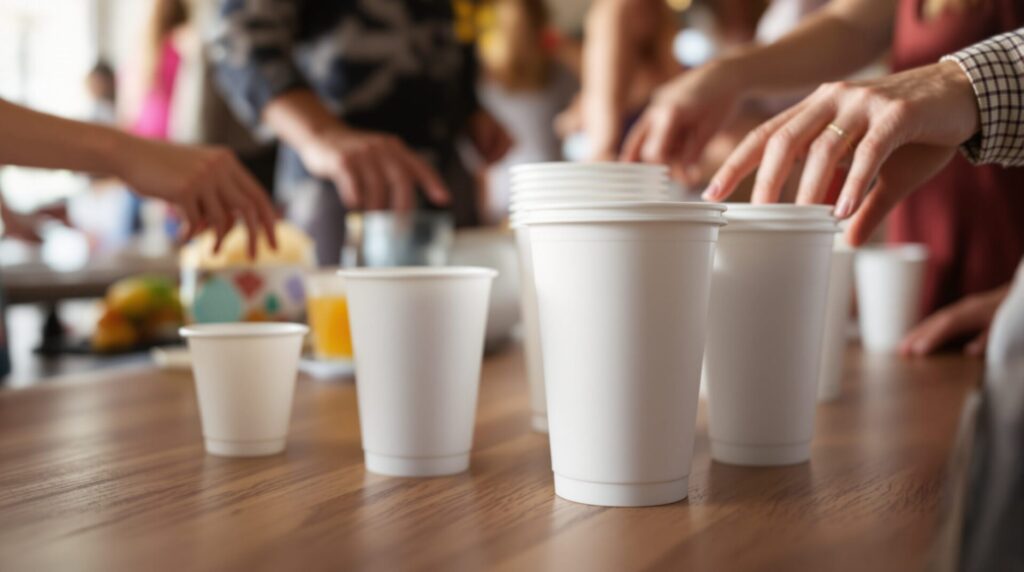 quelle est la contenance d'un gobelet en plastique