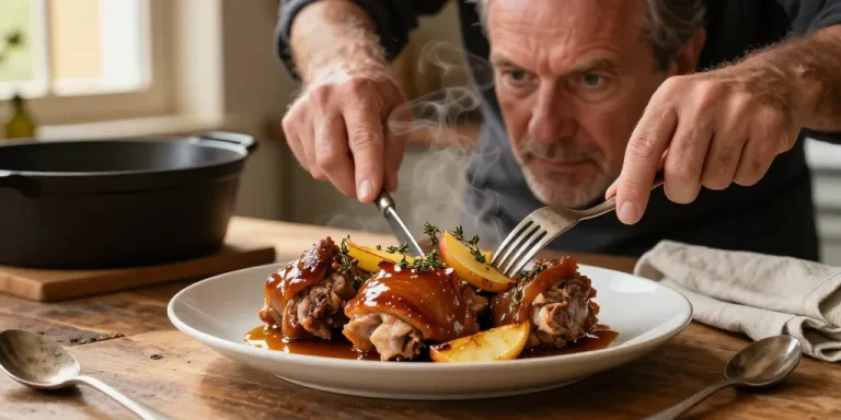 joue de porc au cidre