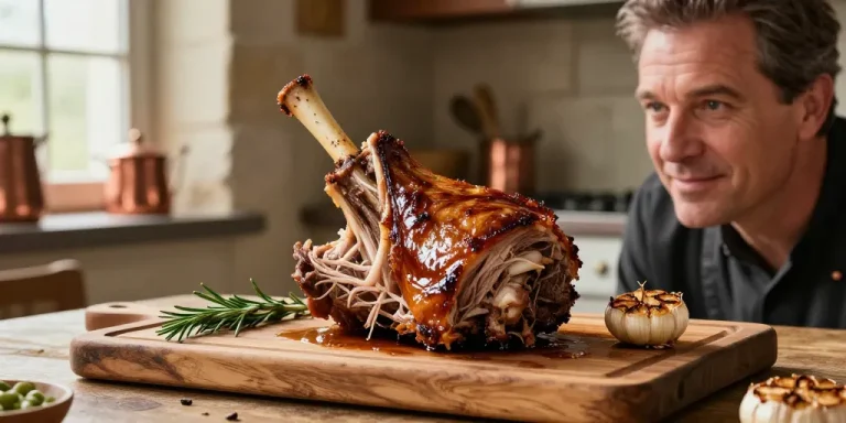 epaule d'agneau confite
