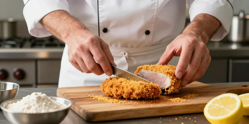 escalope panée