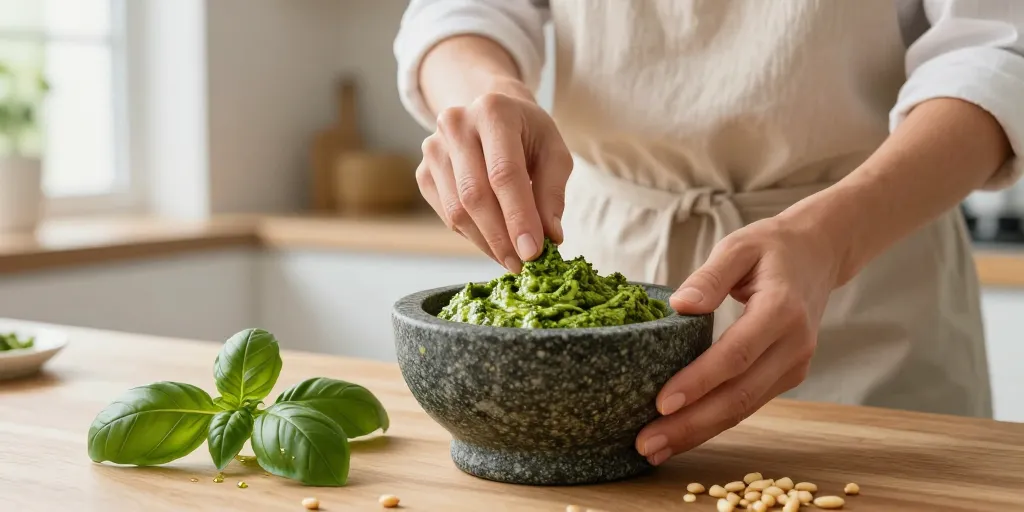 recette pesto basilic