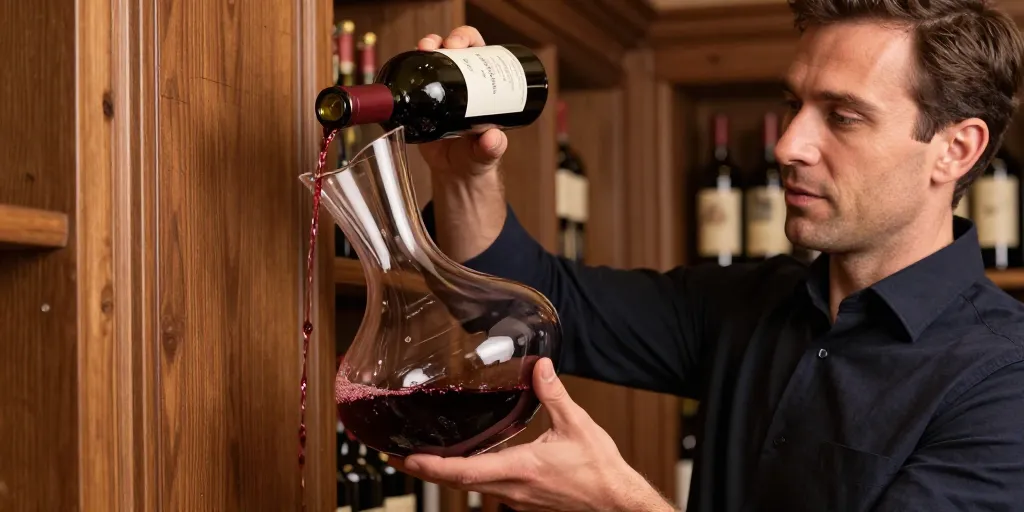 carafer un vin
