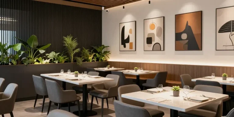 lettrage néon pour restaurant